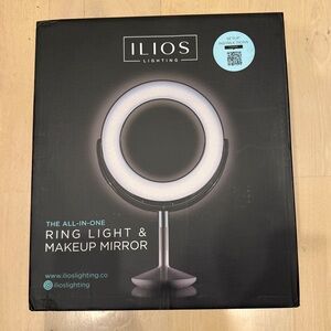 Ilios All in One Beauty Ring Light & Makeup Mirror